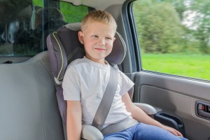 Boy In Car Seat